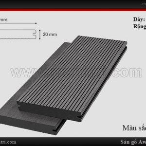 Awood SD 120x20 Dark Grey
