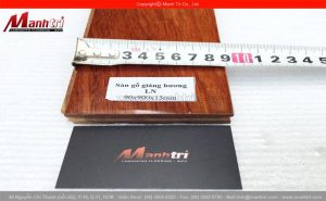 Sàn gỗ tự nhiên Giáng Hương ghép LN