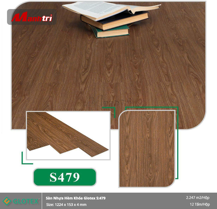 Sàn nhựa hèm khóa Glotex Sàn nhựa hèm khóa Glotex