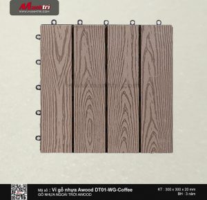 Vỉ nhựa Awood DT01-WG-Coffee