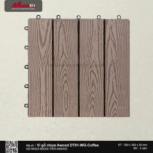 Vỉ nhựa Awood DT01-WG-Coffee