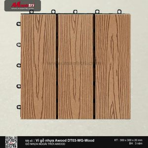 Vỉ nhựa Awood DT03-WG-Wood