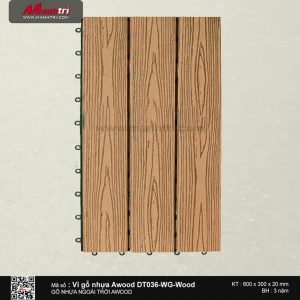 Vỉ nhựa Awood DT036-WG-Wood