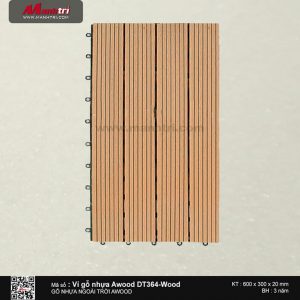 Vỉ nhựa Awood DT364-WG-Wood