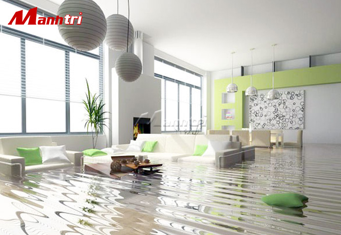 Gỗ nhựa ngoài trời thi công cho khu villa biển
