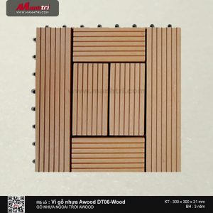 Vỉ nhựa Awood DT06-Wood