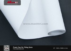 xốp cao xu trắng 2mm