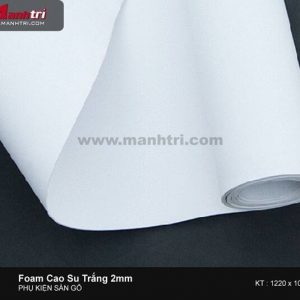 xốp cao xu trắng 2mm