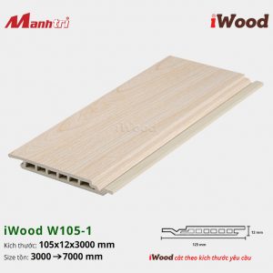 tấm ốp phẳng iWood W105-1