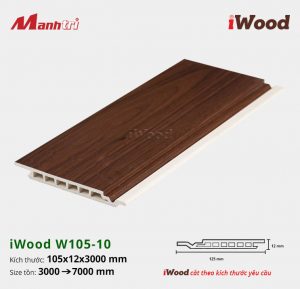 tấm ốp phẳng iWood W105-10