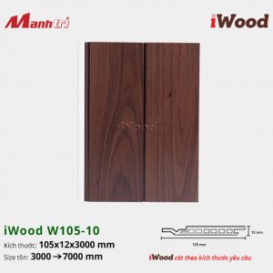 tấm ốp phẳng iWood W105-10