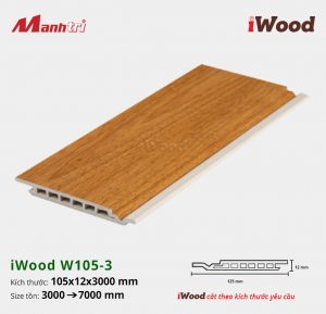 tấm ốp phẳng iWood W105-3