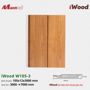 tấm ốp phẳng iWood W105-3