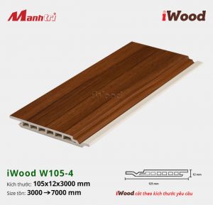 tấm ốp phẳng iWood W105-4