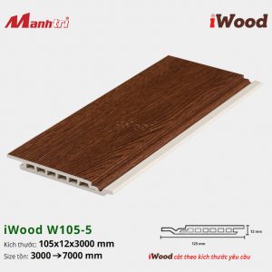 tấm ốp phẳng iWood W105-5