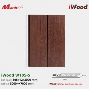 tấm ốp phẳng iWood W105-5
