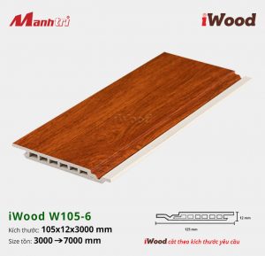tấm ốp phẳng iWood W105-6