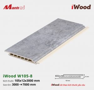 tấm ốp phẳng iWood W105-8