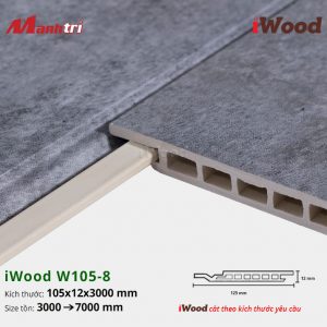 tấm ốp phẳng iWood W105-8