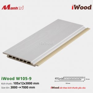 tấm ốp phẳng iWood W105-9