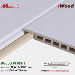 tấm ốp phẳng iWood W105-9