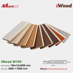 tấm ốp phẳng iWood W105