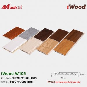 tấm ốp phẳng iWood W105