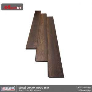 Sàn gỗ công nghiệp Charm Wood E861 hình 1
