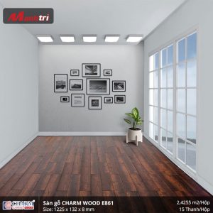 Sàn gỗ công nghiệp Charm Wood E861 hình 3
