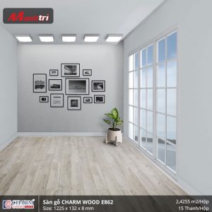 Sàn gỗ công nghiệp Charm Wood E862 hình 3
