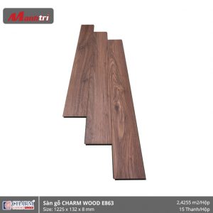 Sàn gỗ công nghiệp Charm Wood E863 hình 1