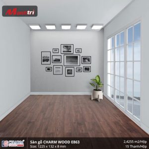 Sàn gỗ công nghiệp Charm Wood E863 hình 3