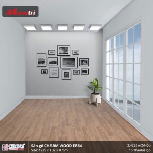 Sàn gỗ công nghiệp Charm Wood E864 hình 3