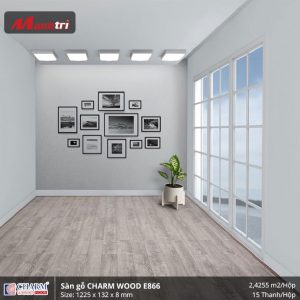 Sàn gỗ công nghiệp Charm Wood E866 hình 3