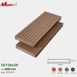 Sàn gỗ nhựa SD120x20-Wood
