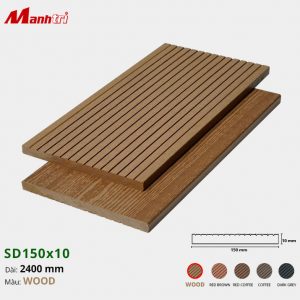 Gỗ Nhựa Ốp Tường, Trần Techwood SD150x10-Wood