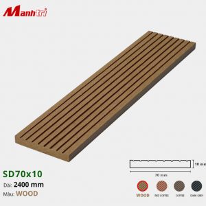 Gỗ Nhựa Ốp Tường, Trần Techwood SD70x10-Wood