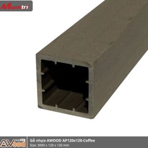 gỗ nhựa Awood AP120x120-coffee hình 1