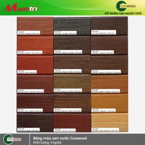 Conwood bảng màu sơn nước