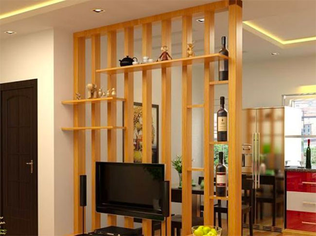 Lam gỗ nhựa iWood trang trí phòng khách