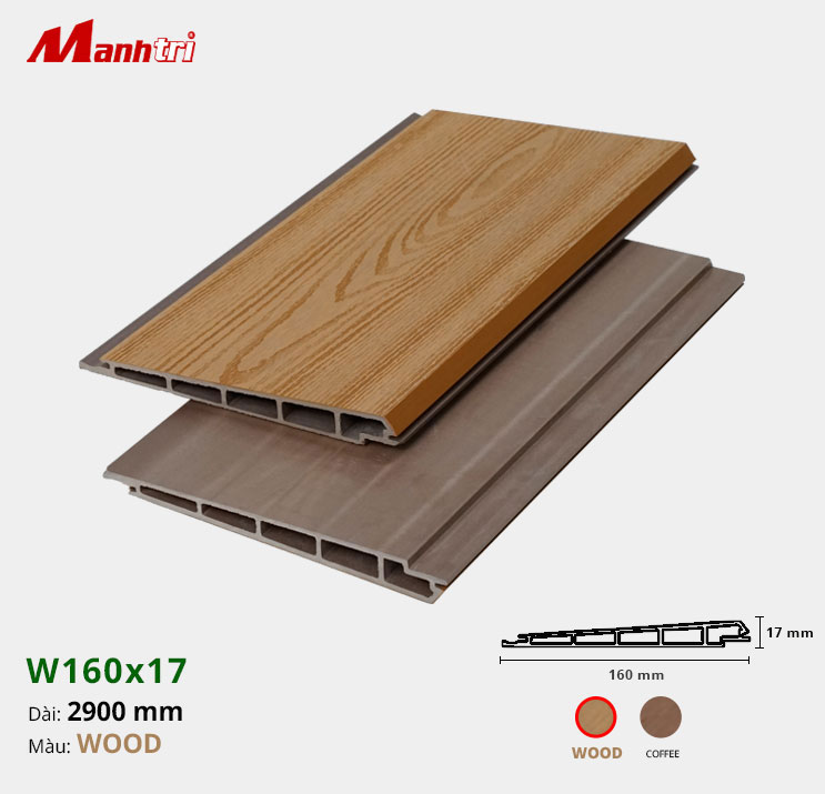 op-tran-tuong-w160-17-wood-hinh-2 Gỗ Nhựa Ốp Tường, Trần Techwood W160x17-Wood