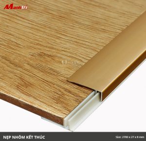 Nẹp Nhôm Kết Thúc-Màu Vàng