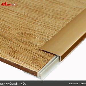 Nẹp Nhôm Kết Thúc-Màu Vàng