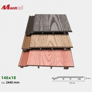 Gỗ Nhựa Ốp Tường,Trần Techwood 146x18