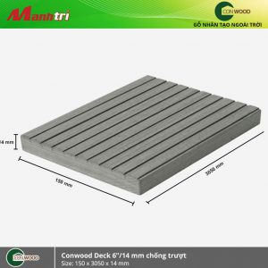 lót sàn conwood deck 6"/14mm chống trượt