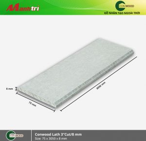 Conwood ốp trần Lat"3 Cut/8mm hình 1