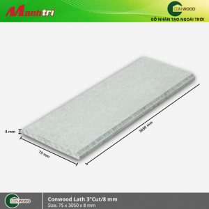 Conwood ốp trần Lat"3 Cut/8mm hình 1