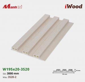 tấm ốp iwood w200-20-3s20-2 hình 1