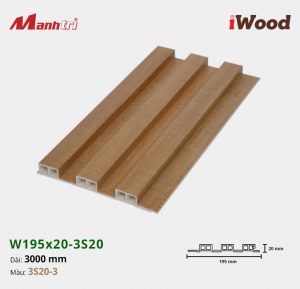 tấm ốp iwood w200-20-3s20-3 hình 1