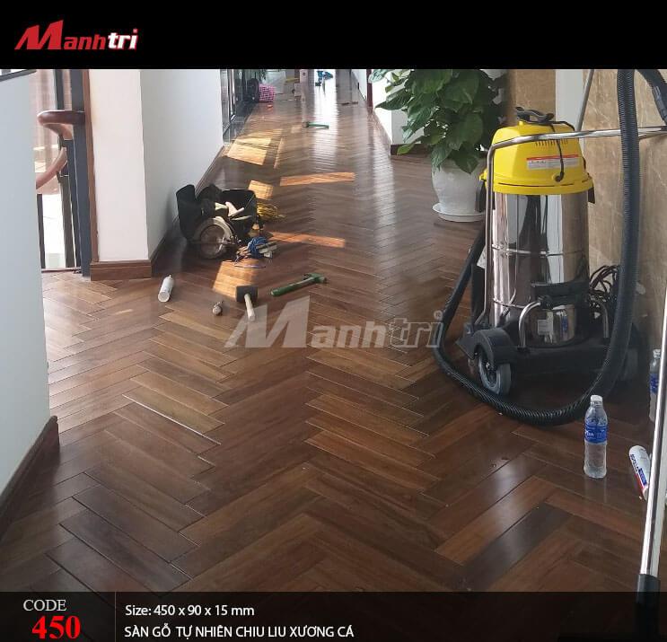 sàn gỗ tự nhiên xương cá
